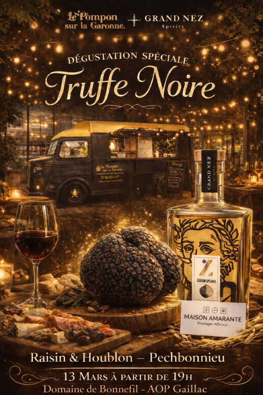 ✨🍄 Soir&eacute;e Sp&eacute;ciale Truffe Noire 🍷✨