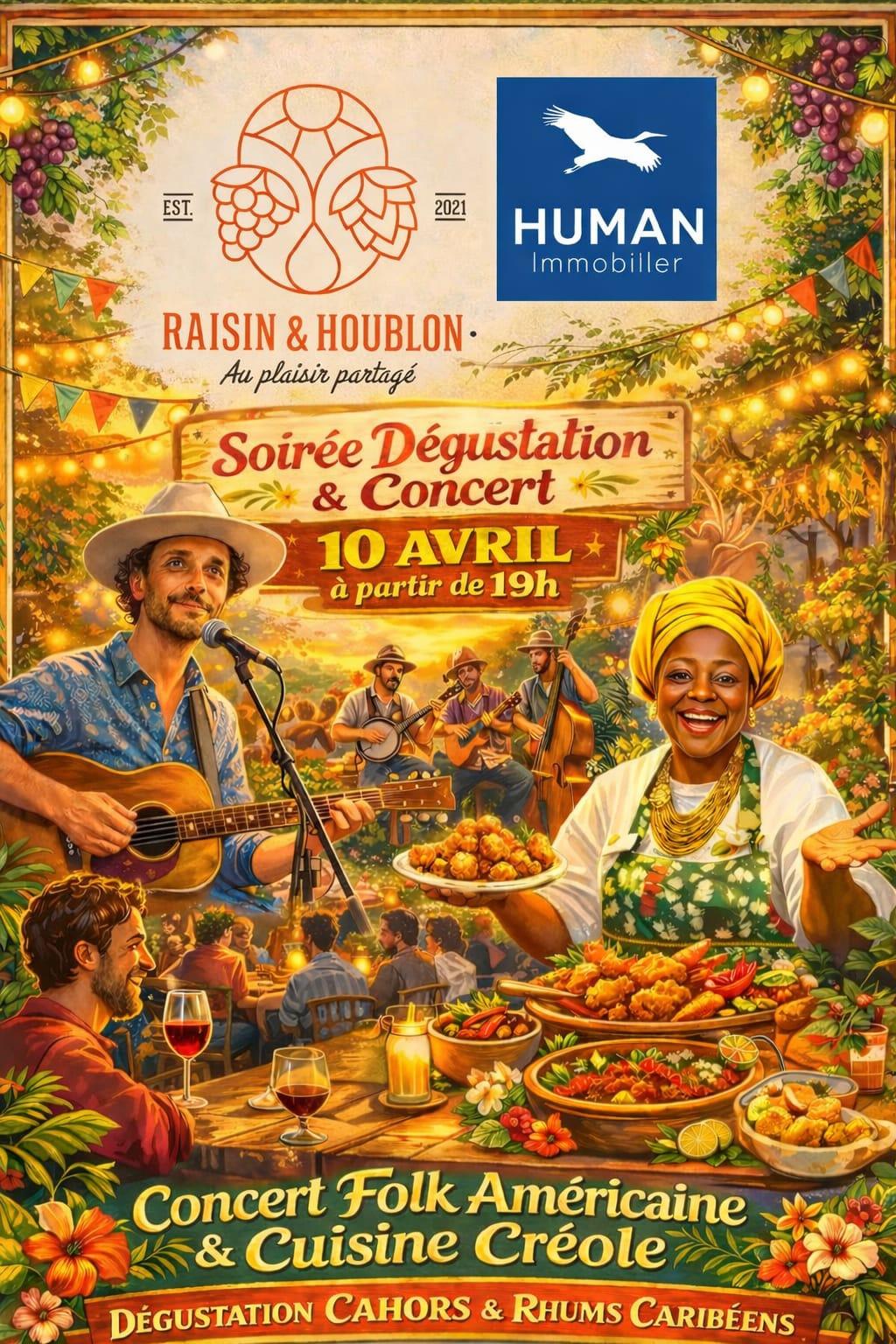 SOIRÉE DÉGUSTATION & CONCERT